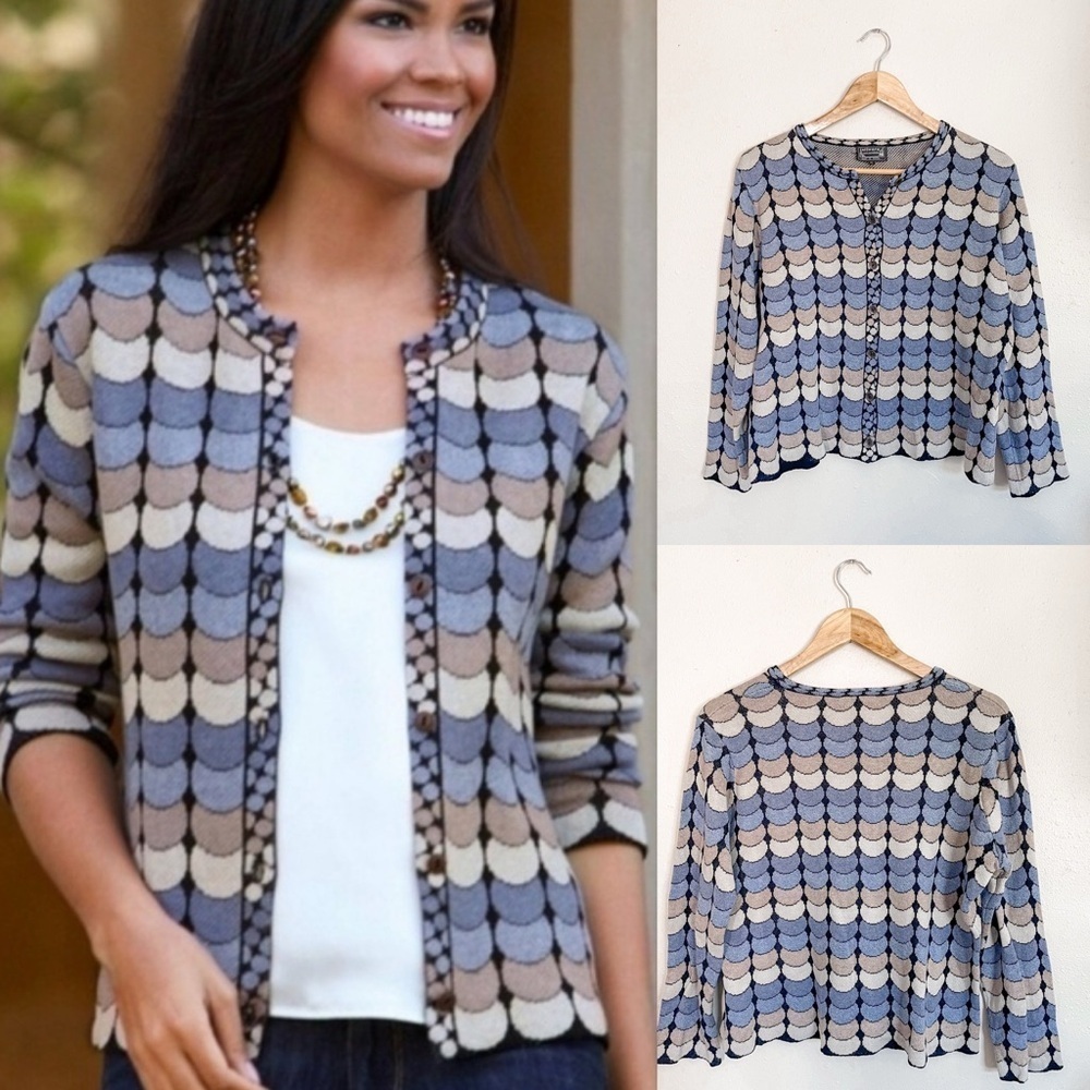 Intiwara | 100% Pima‎ Cotton Button Front Cardigan